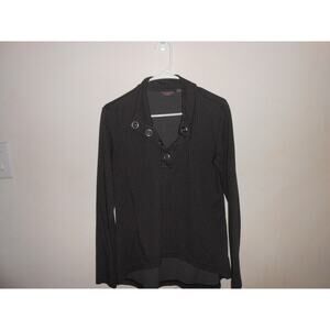 Merrell Henley Womens Long Sleeve Top Jumbo Snap Closure Grey LOGO (6/8) Hiking